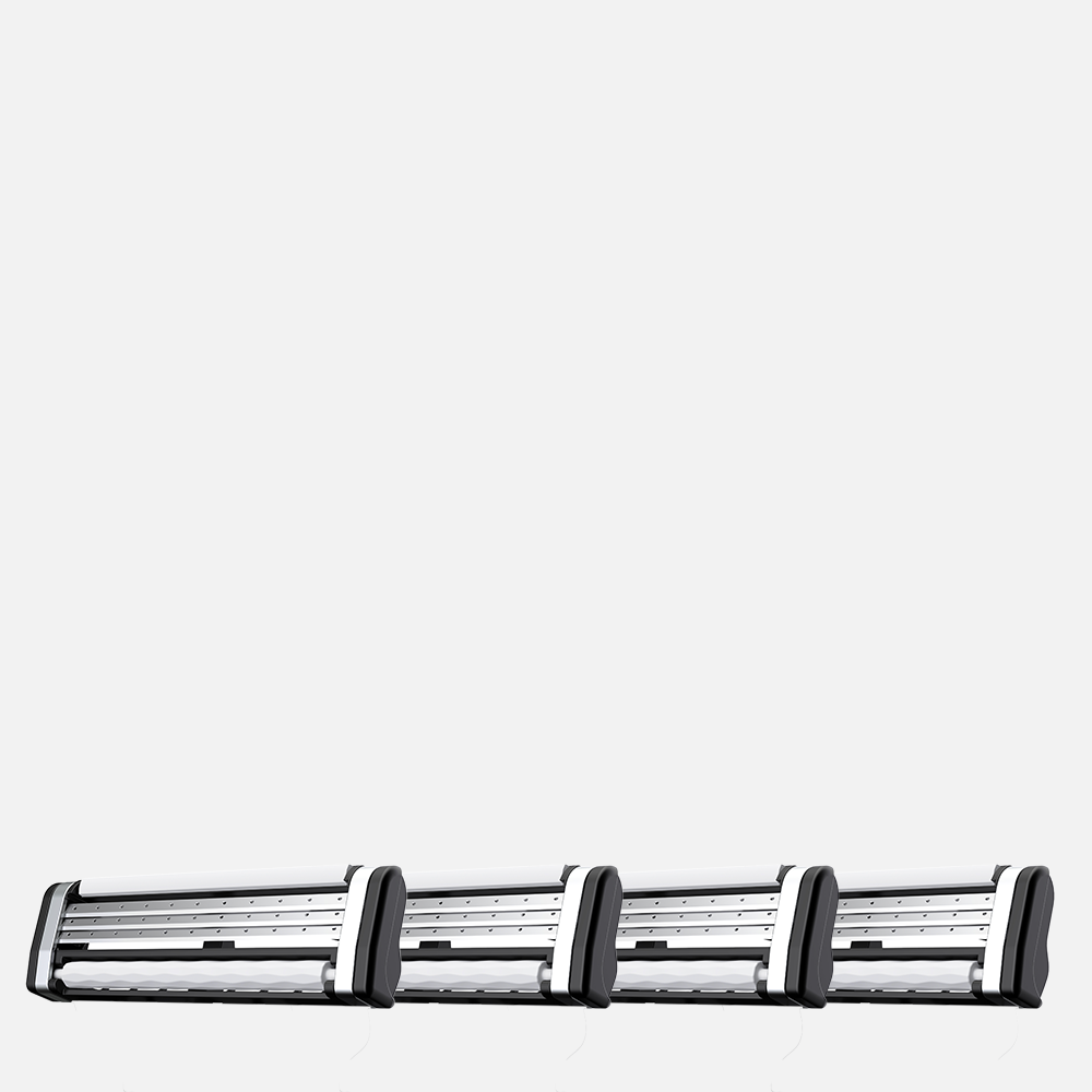 Three tanning beds in a row