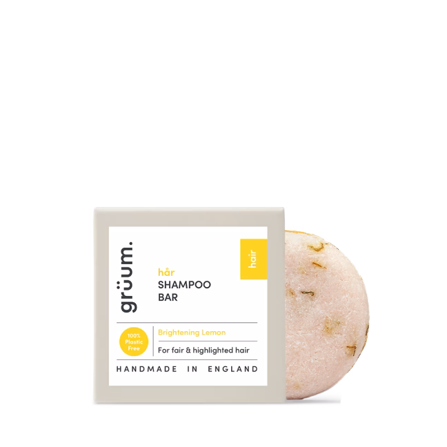 Lemon shampoo bar package