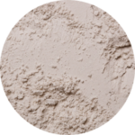 Close-up of white powdery texture