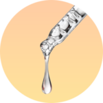 Liquid dropper with droplet