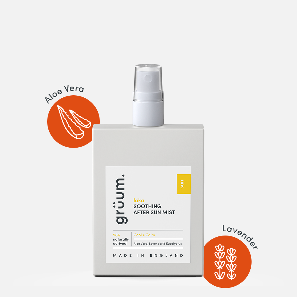 Soothing after sun mist bottle
