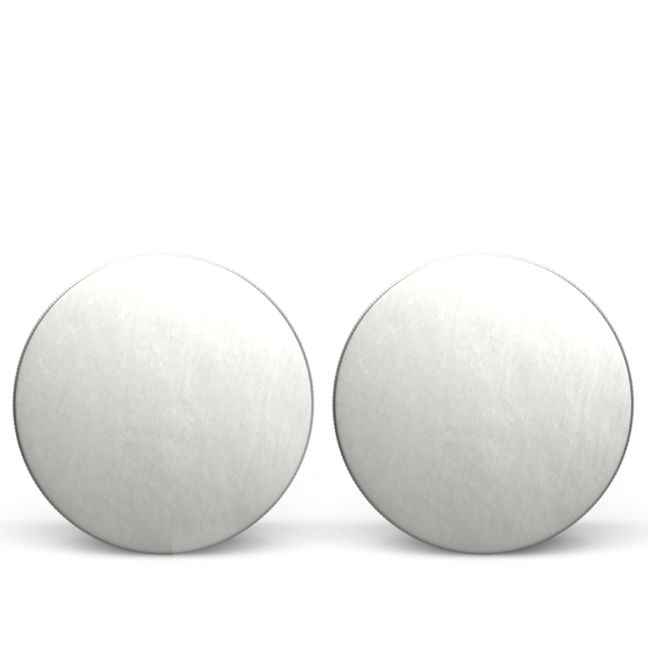 Two large white circles