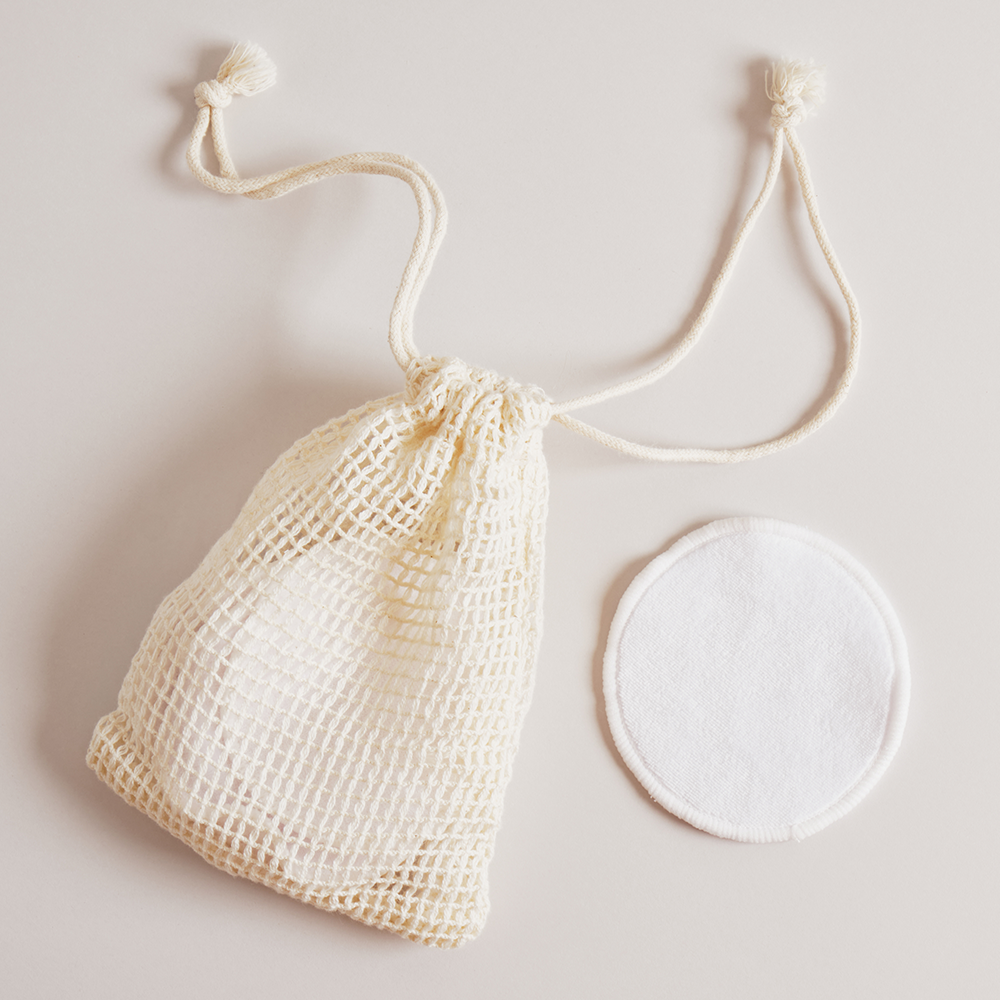 Mesh bag and cotton pad