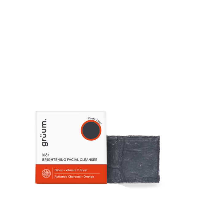 Facial cleanser and charcoal soap