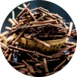 Basket of dried twigs