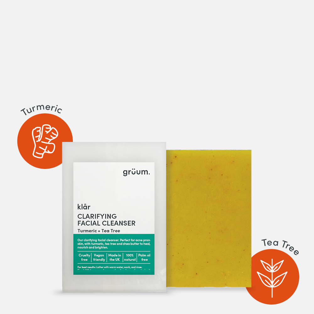 Clarifying facial cleanser and soap bar.