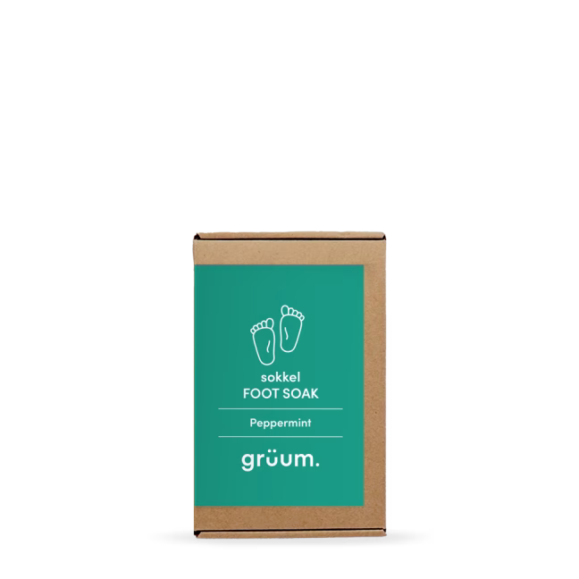 Box of peppermint foot soak