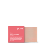 Pink body wash bar package