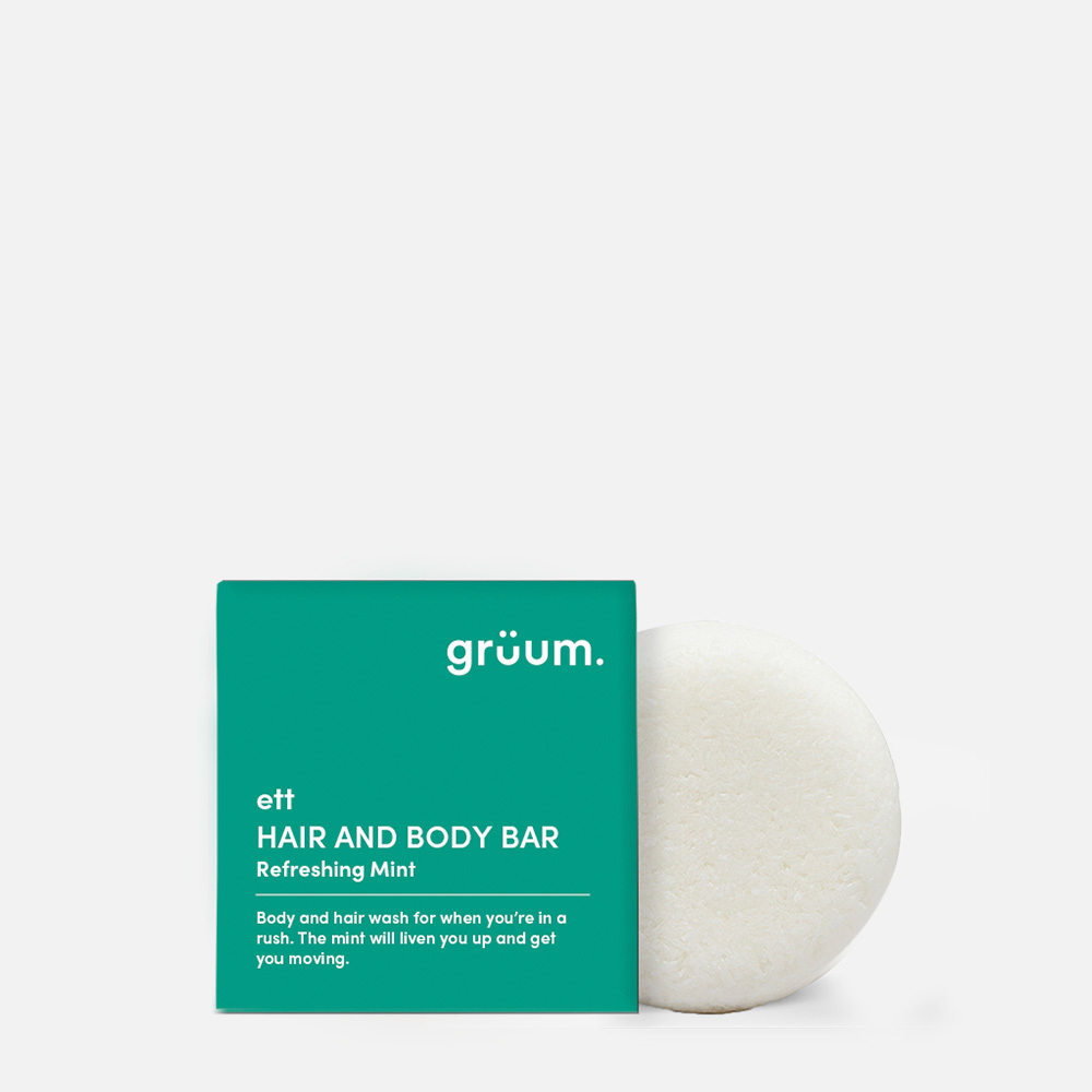 Mint hair and body bar