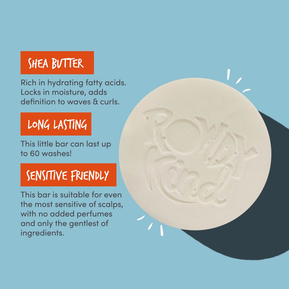 Bar soap with benefits listed