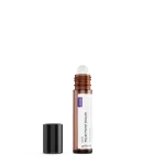 Roll-on bottle with black cap