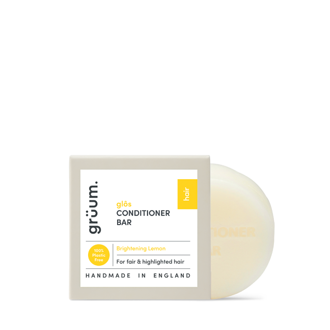 Brightening lemon conditioner bar package