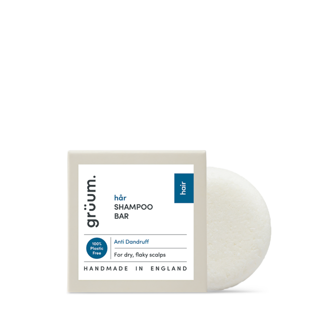 Shampoo bar and packaging.