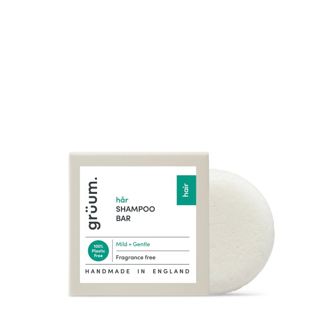 Gruum shampoo bar packaging