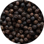 Close-up of black peppercorns