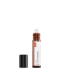 Brown lip conditioner tube with black cap
