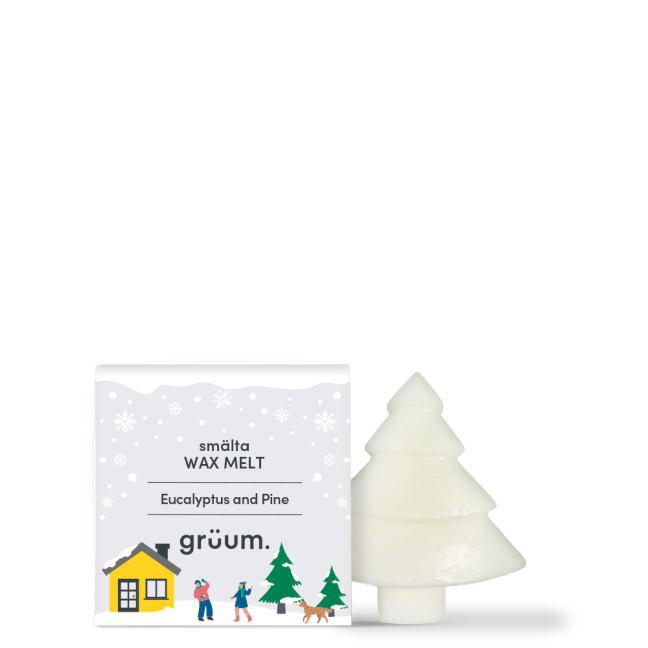 Tree-shaped wax melt and packaging