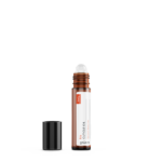 Brown cuticle oil bottle with cap off.