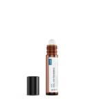 Roll-on fragrance bottle with cap off