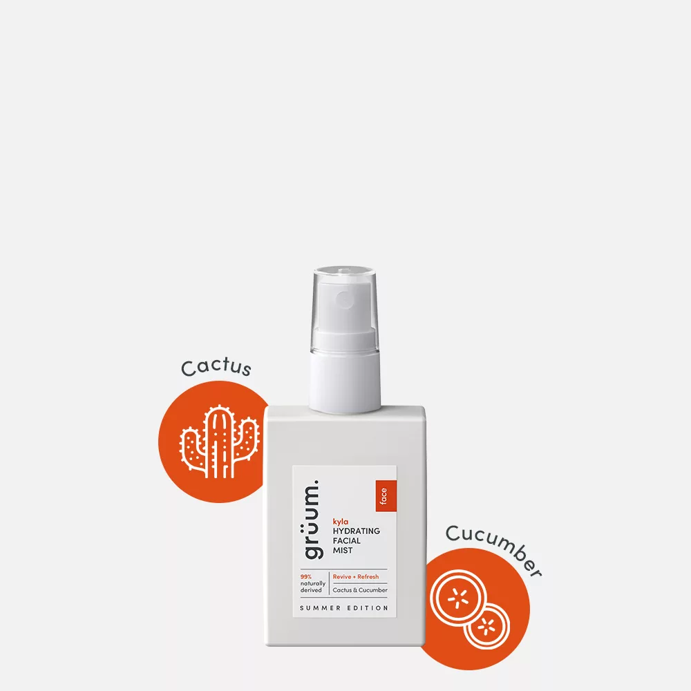 Hydrating facial mist with cactus and cucumber