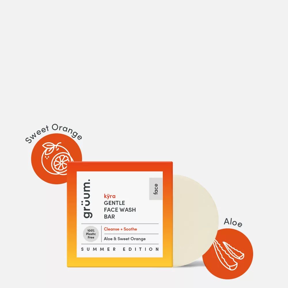 Gentle face wash bar packaging