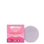 Kid's raspberry shampoo bar package.