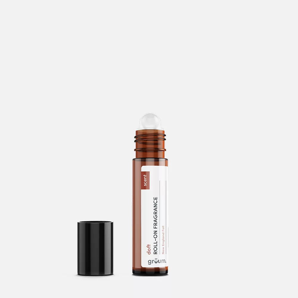 Roll-on fragrance bottle and cap