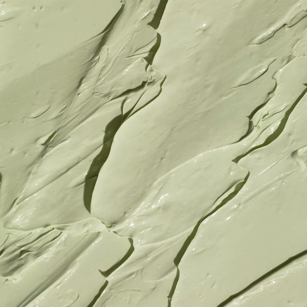 Close-up of green textured surface.