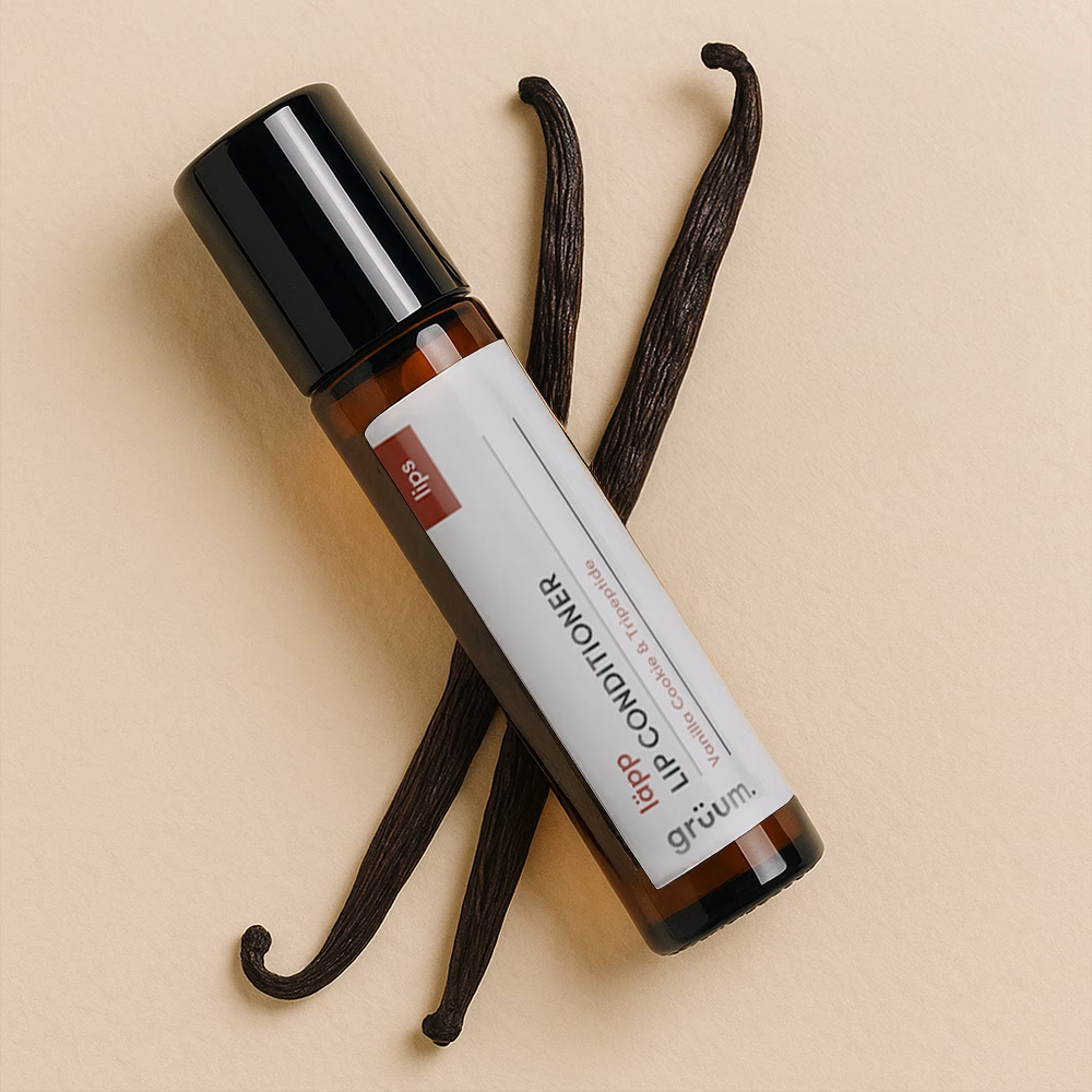 Lip conditioner with vanilla sticks