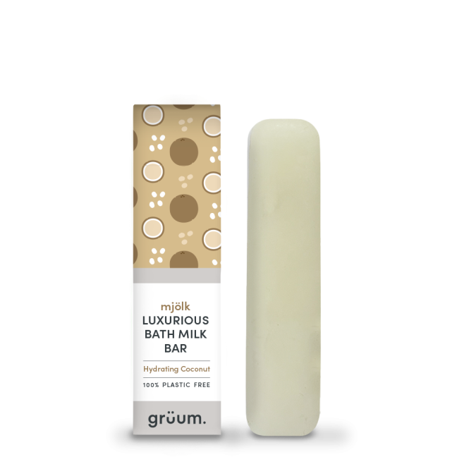 Bath milk bar and packaging