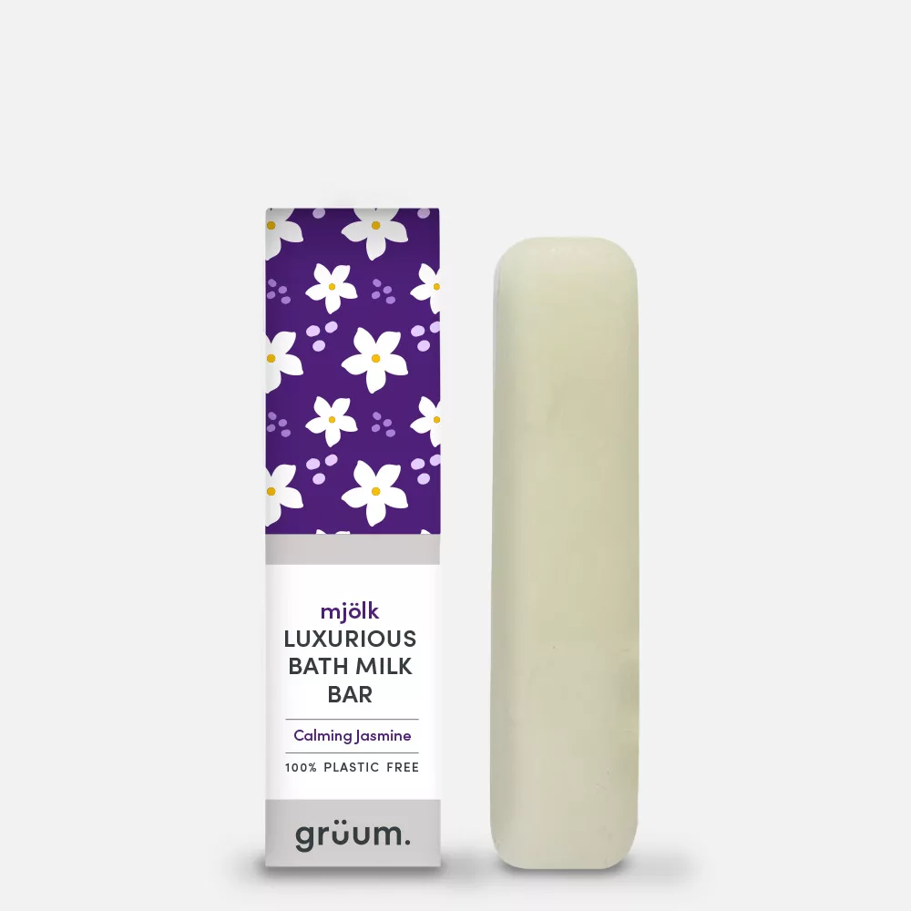 Luxury bath milk bar and packaging