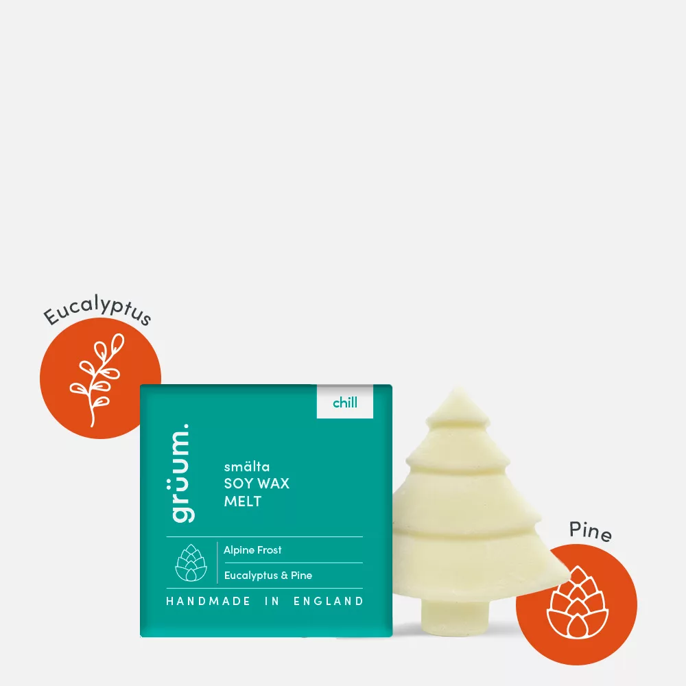 Soy wax melt and tree shape