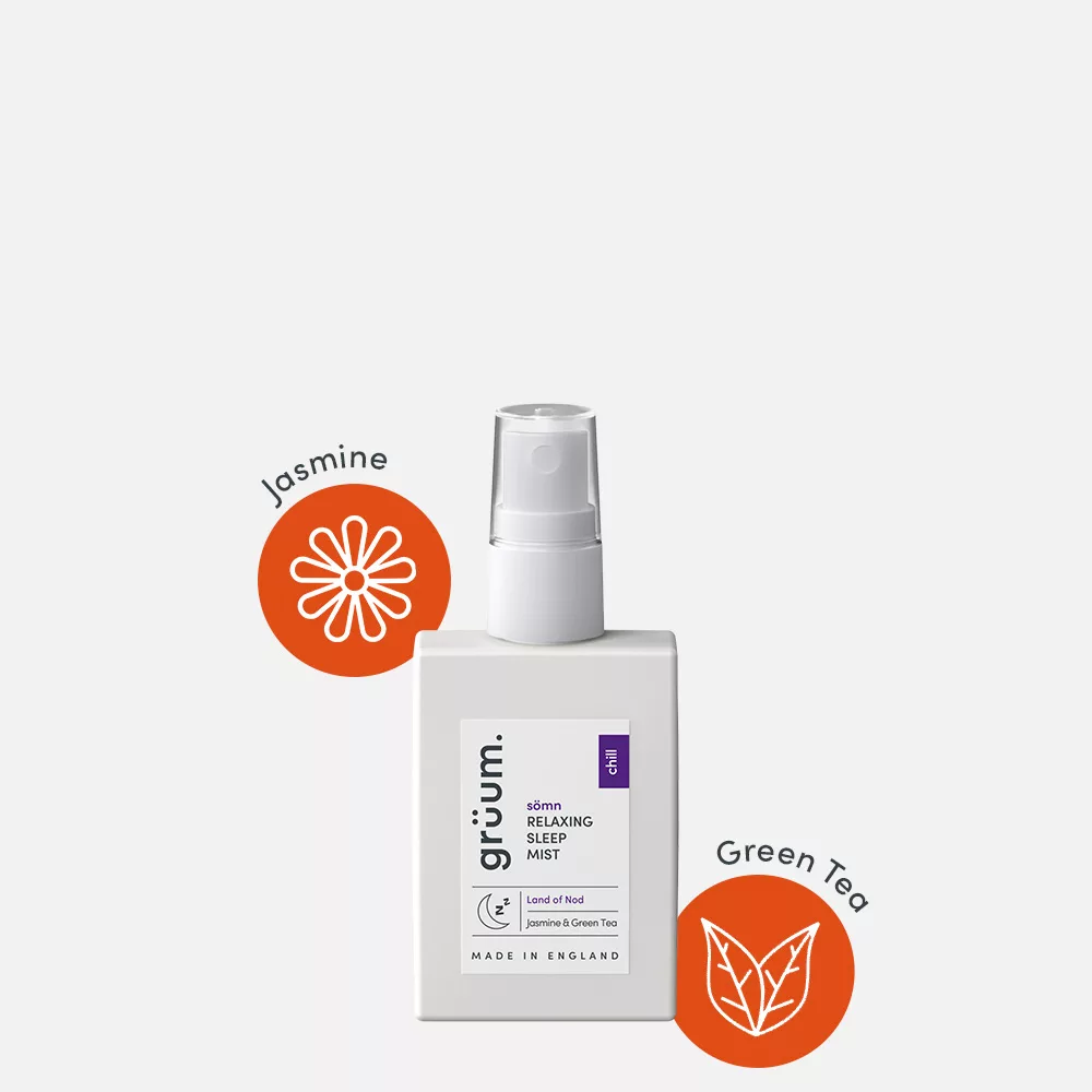 Sleep mist bottle with jasmine and green tea