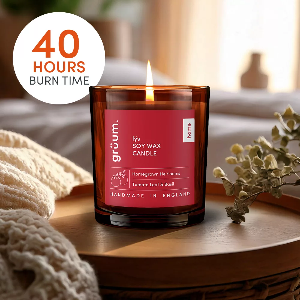 Candle with 40 hours burn time.
