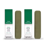 Green French clay facial mask sticks