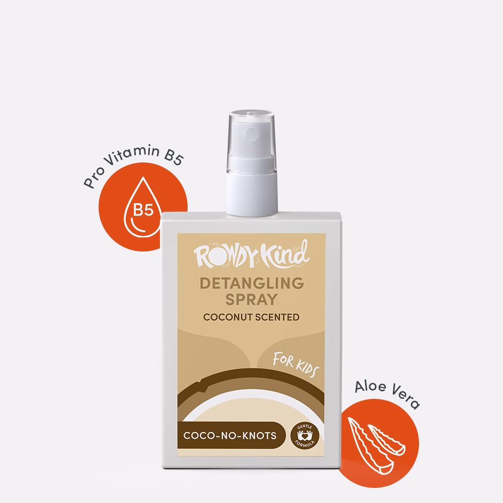 Coconut scented detangling spray for kids