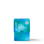 Blue mineral deodorant package