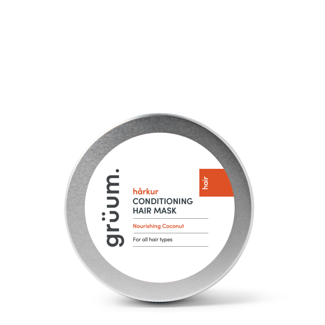 Gruum hair mask container