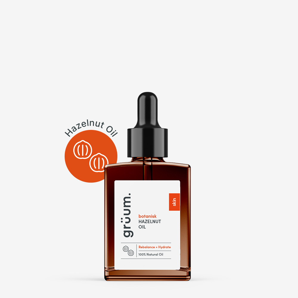 Gruum hazelnut oil bottle